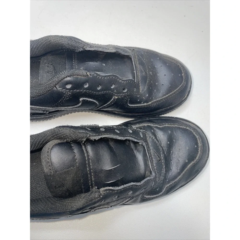 Nike Air Force 1‎ AF1 Low Black Shoes Youth Size 13C (314193-009)